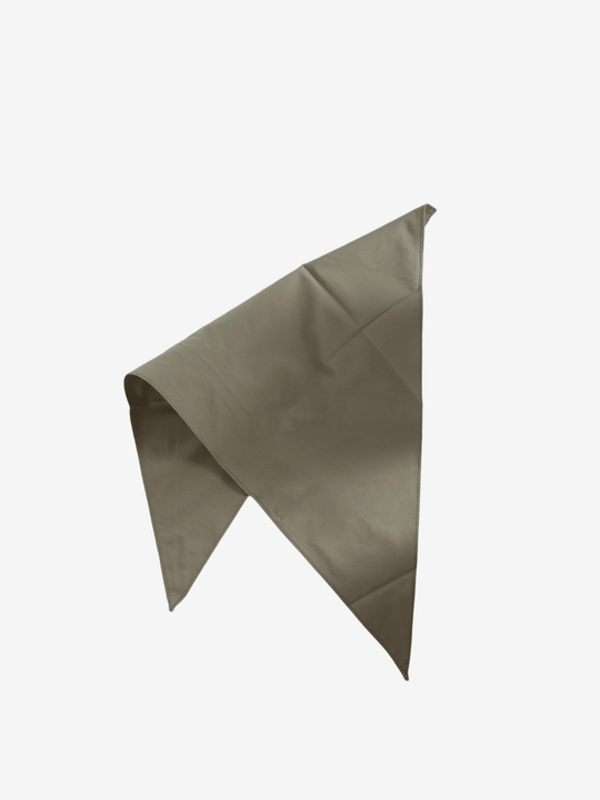 Tan scarf, front view