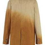 Brown jackets, back view