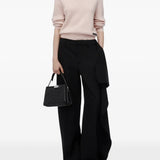 Pink knitwear, front view