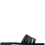 Black sandals , front view