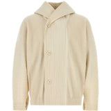 Tan blouson, front view