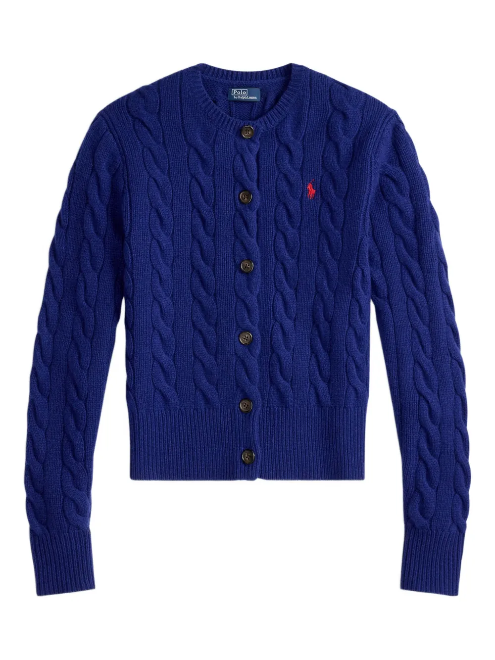 Blue sweater, front view