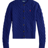 Blue sweater, front view