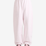 Pink pants, full body view