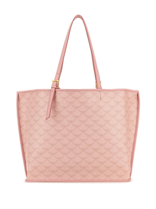 Pink bags, back view