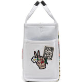 Grey bag, side view