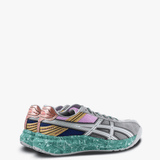 Grey shoes, side view