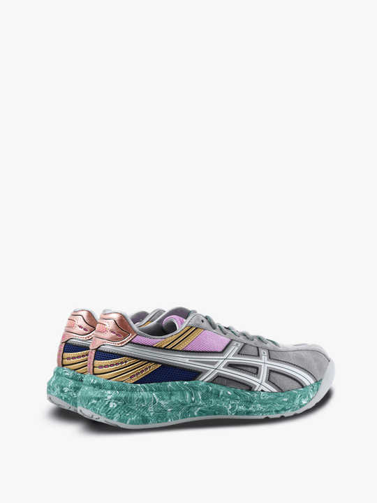 Grey shoes, side view