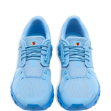 Blue sneaker,front view