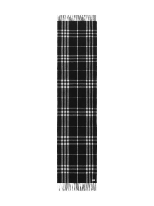 Black scarf, front view