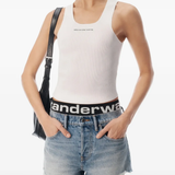 ALEXANDER WANG - Women Logo Bike Short Pre-Styled Relaxed Short