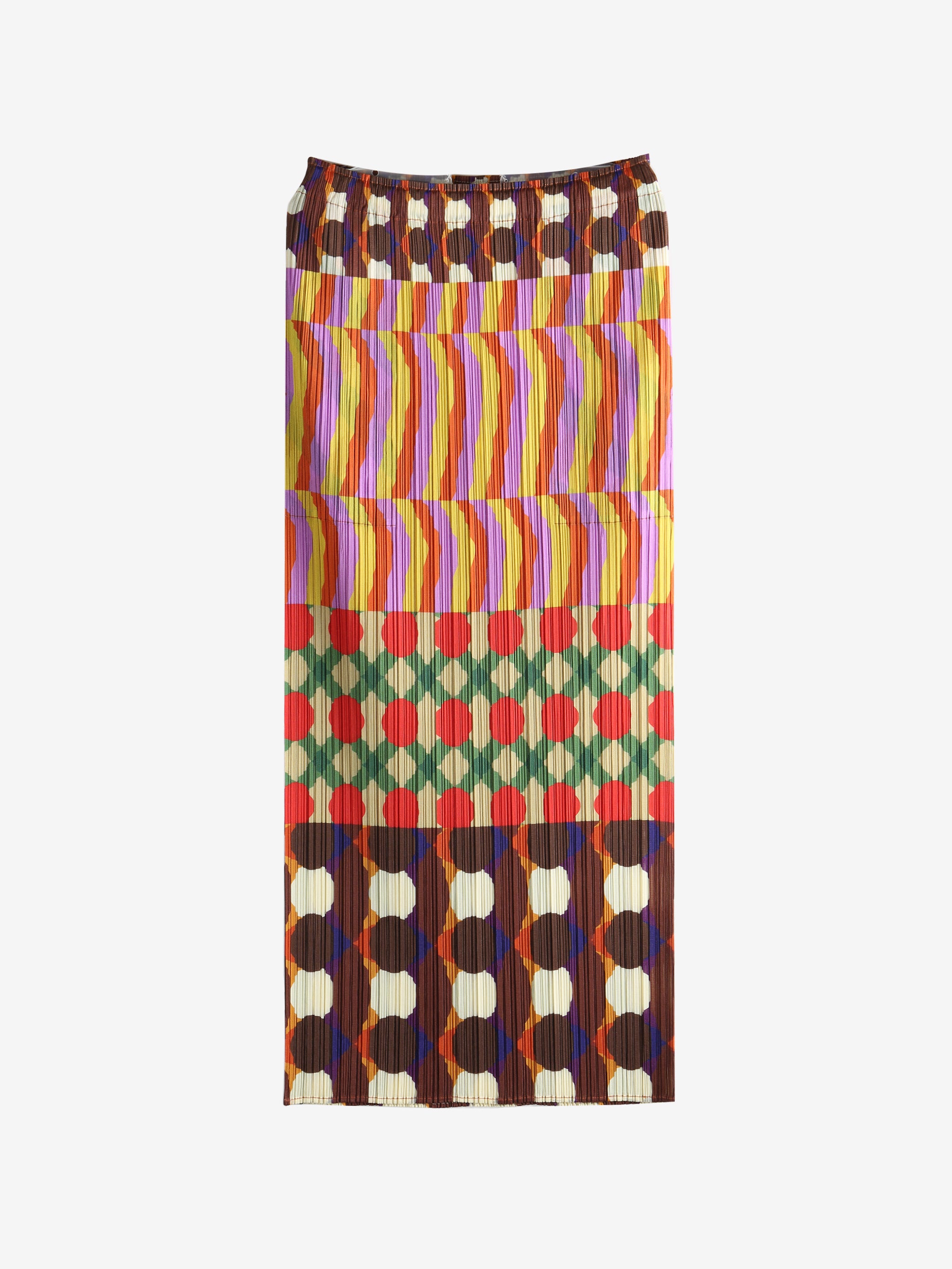 Pink skirt, front view