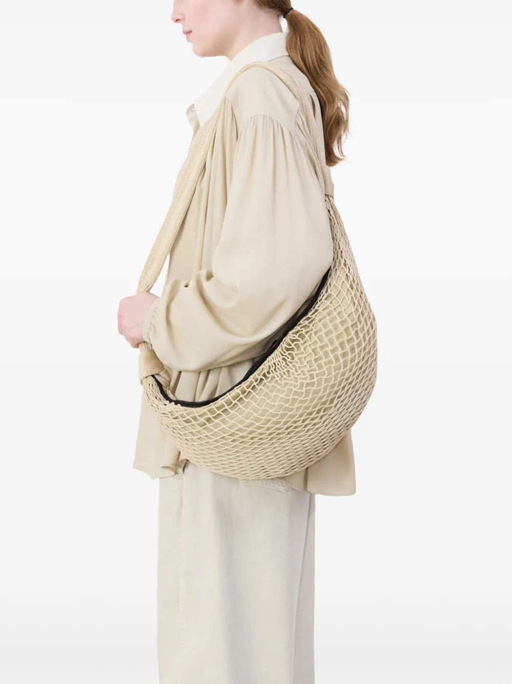 LEMAIRE - Unisex Croissant Filt Bag – Atelier New York LEMAIRE - Unisex Croissant Filt Bag – Atelier New York
