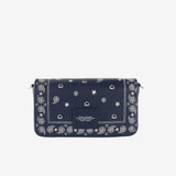 Blue bags, back view