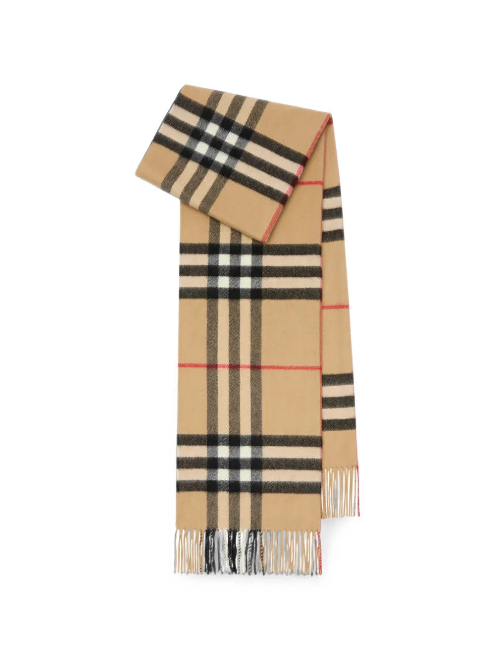 Tan scarf, front view
