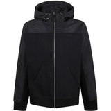 black hoodie, front view