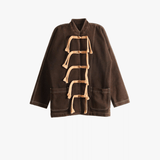 Brown jacket, front view