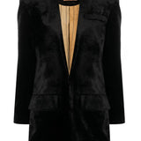 Black jacket, front view