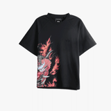 Black t-shirt, front view