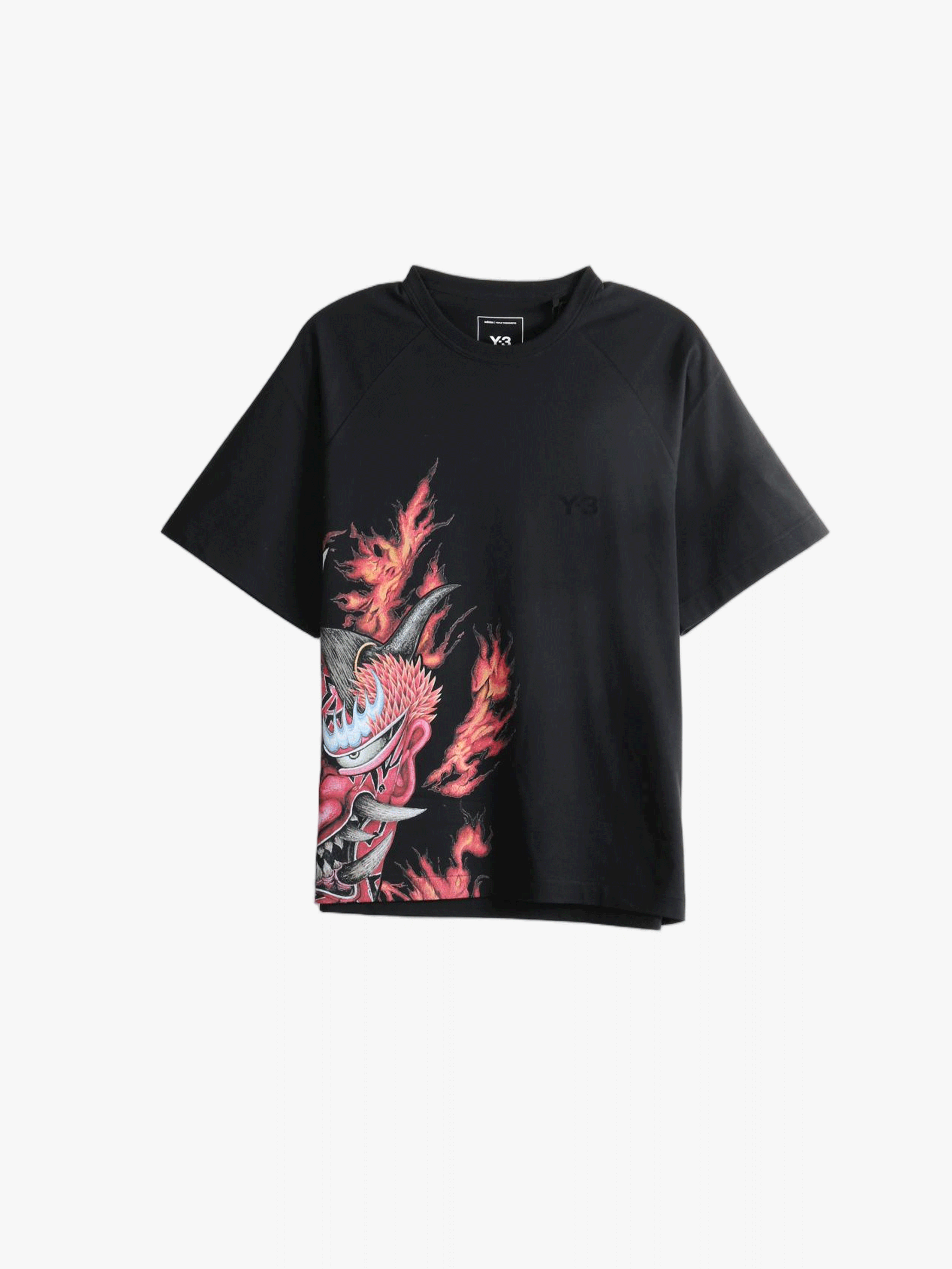 Black t-shirt, front view