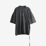 Black t-shirt, front view
