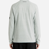 Grey hoodie, full body view