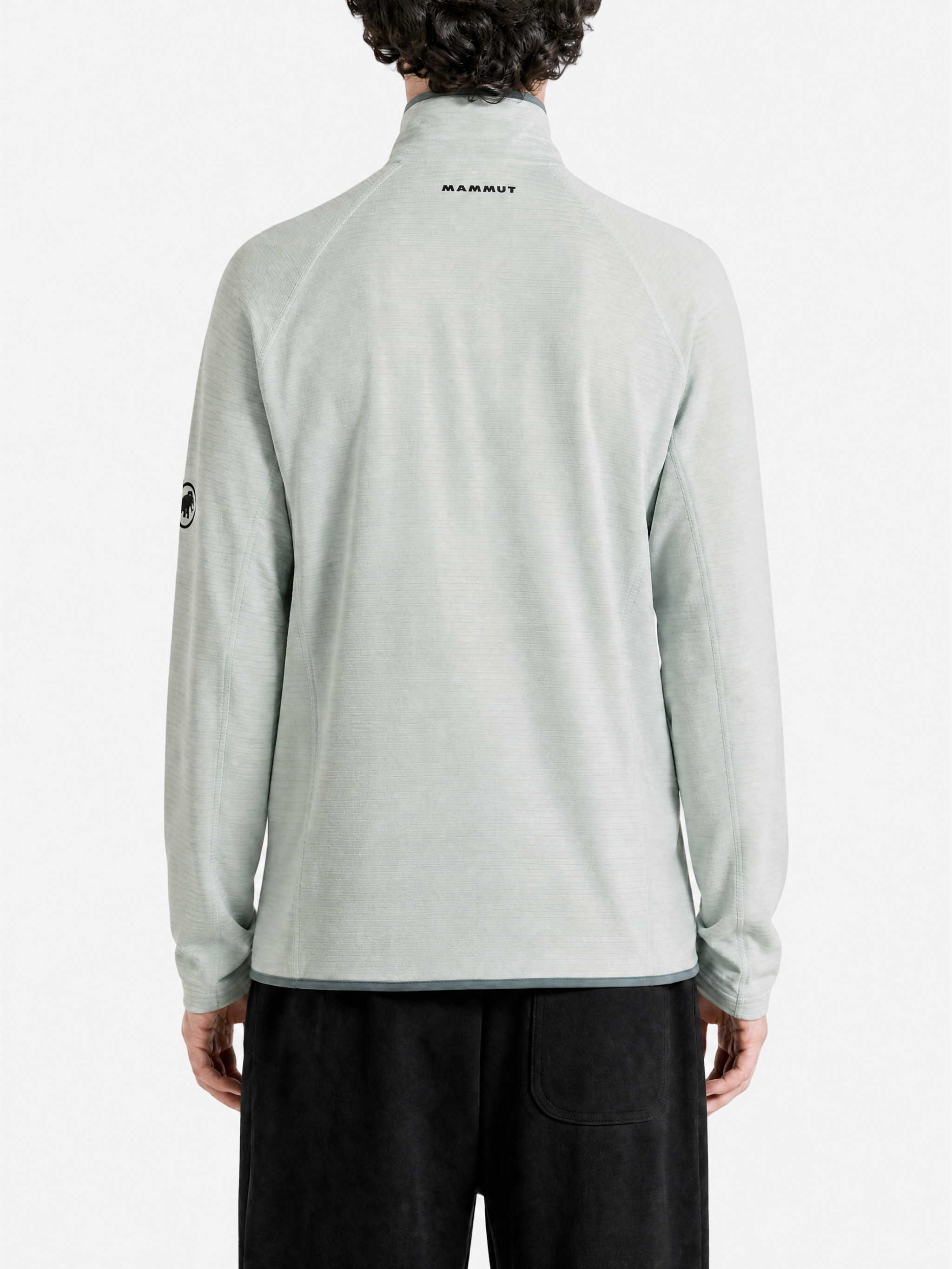 Grey hoodie, full body view