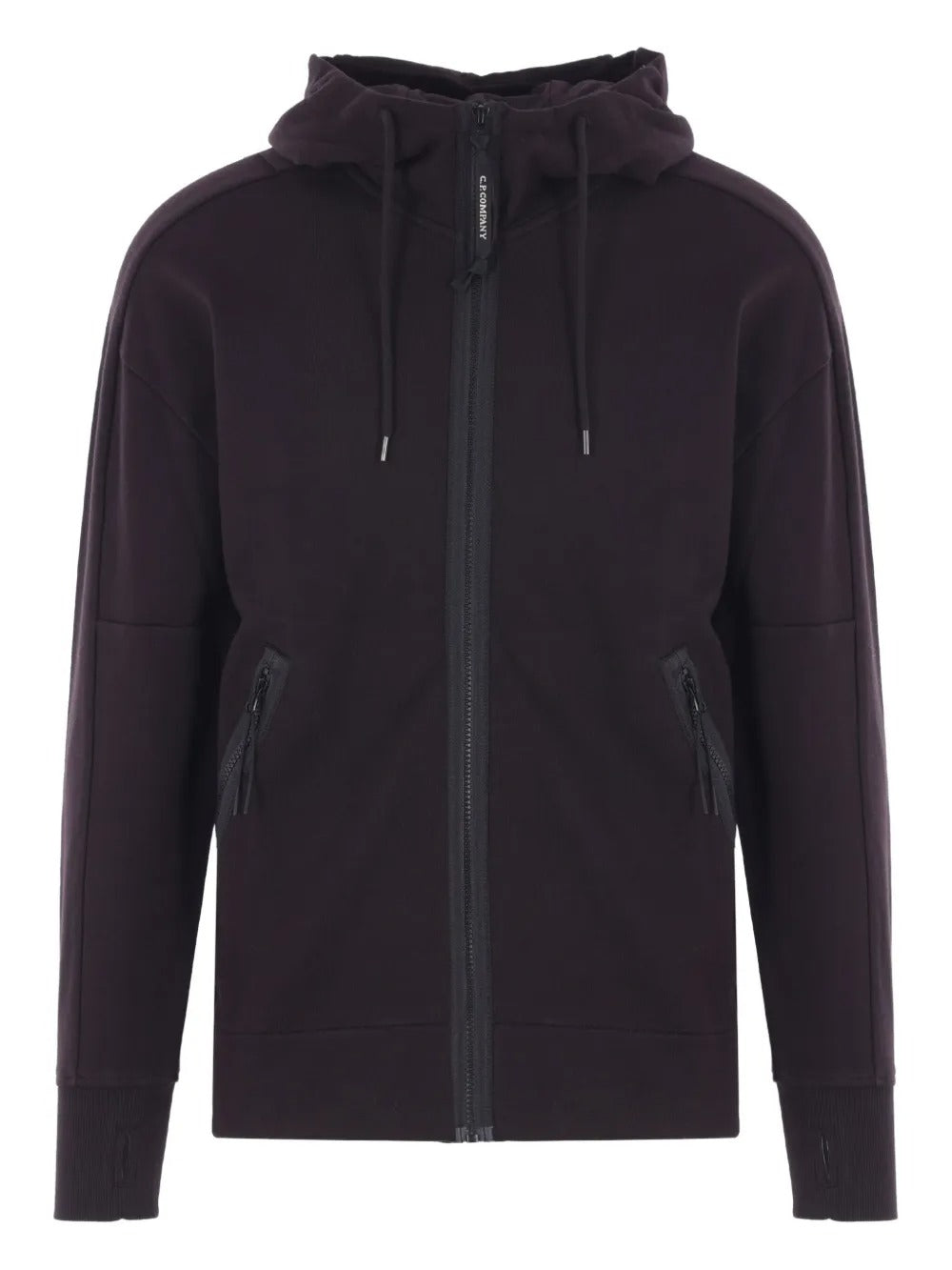 Black hoodies, front view