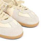 Tan shoes, front view