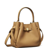 Tan bag, front view
