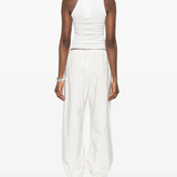 White top, full body view