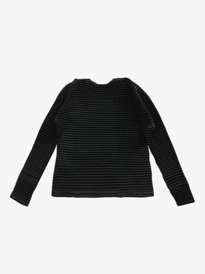 ISSEY MIYAKE - Women Suede Like Pleats Shirt