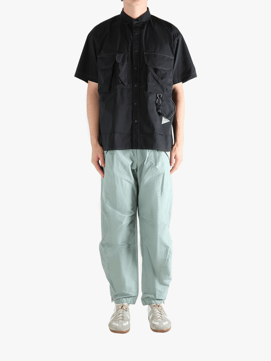 Black shirts, full body view