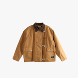 Brown jackets-coats, front view