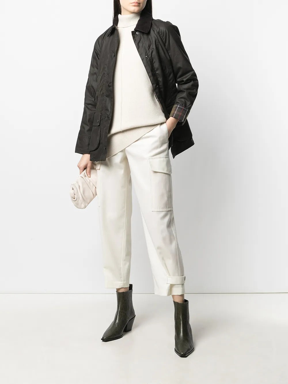 Black jackets, full body view