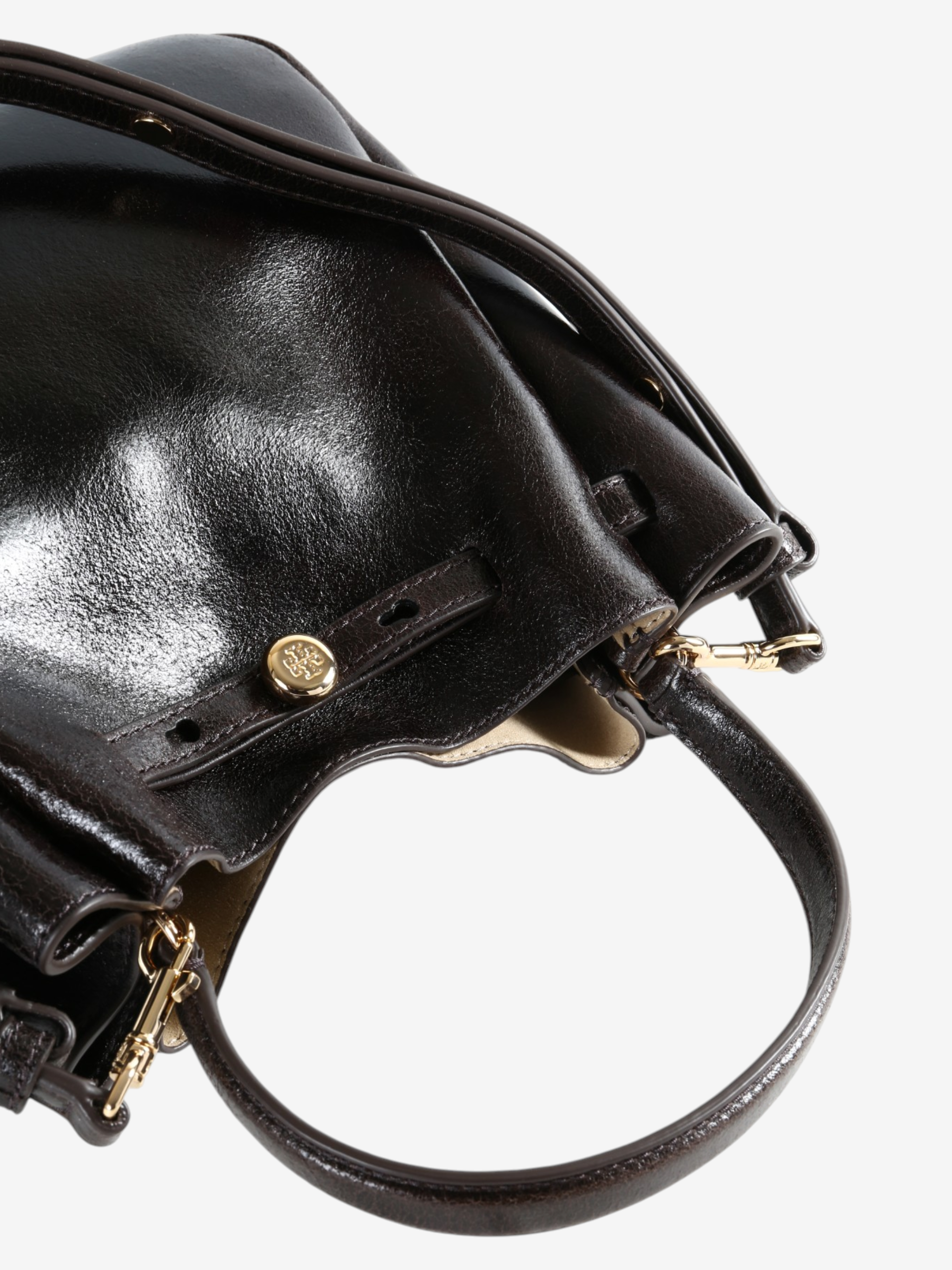 Close up of Black bag, showing detail