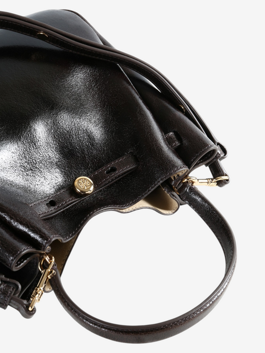 Close up of Black bag, showing detail