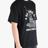 Black tee, side view