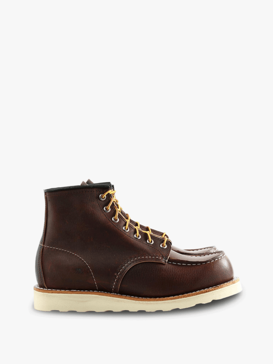 Brown boots, side view