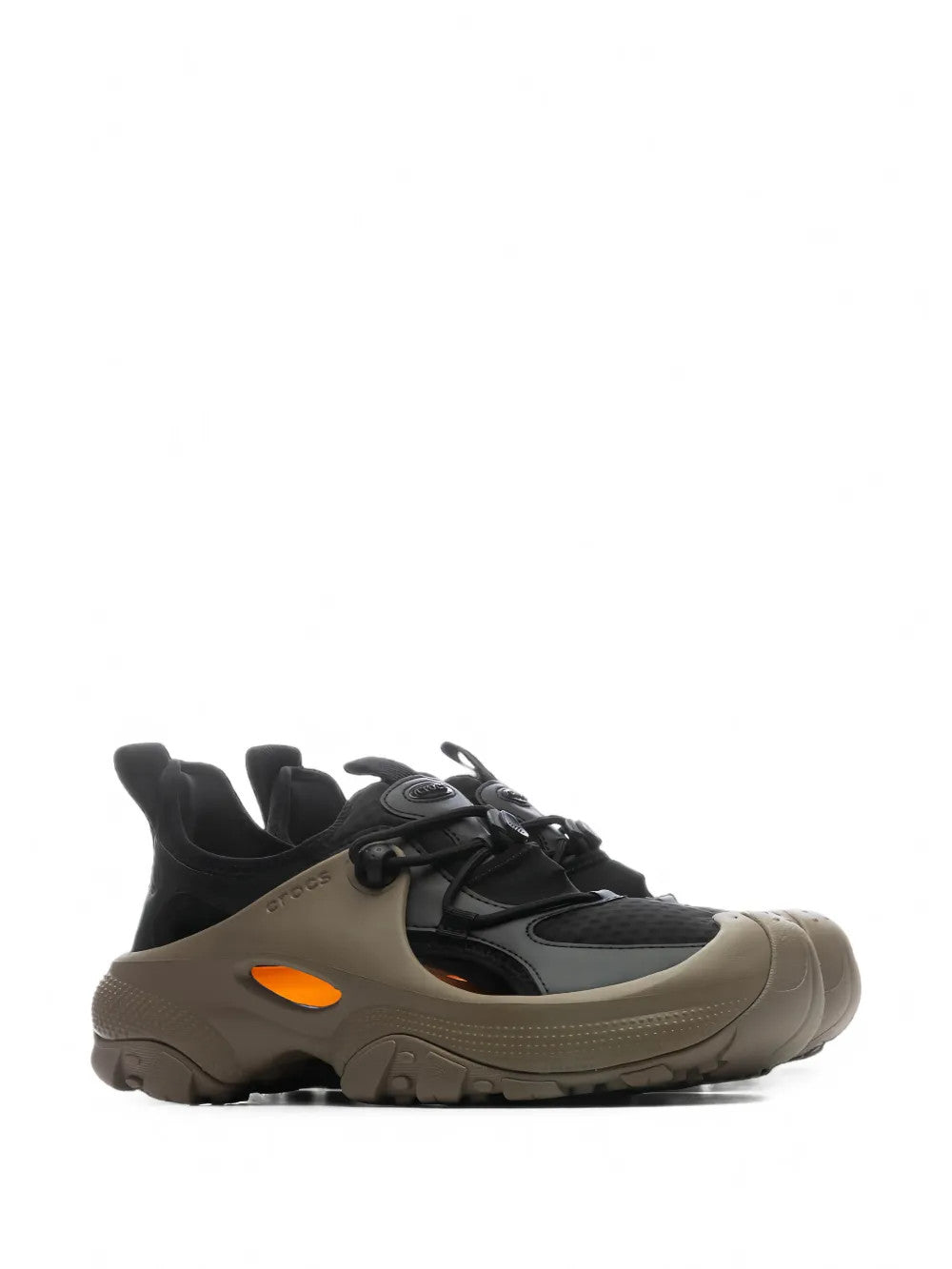 Tan shoes, front view