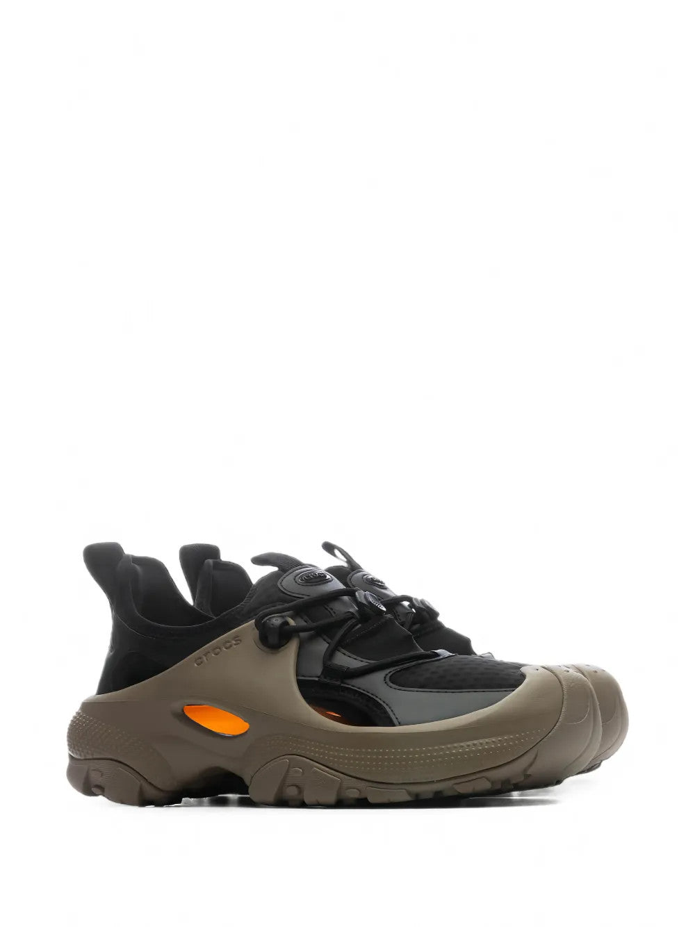 Tan shoes, front view