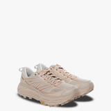 Pink sneakers, side view