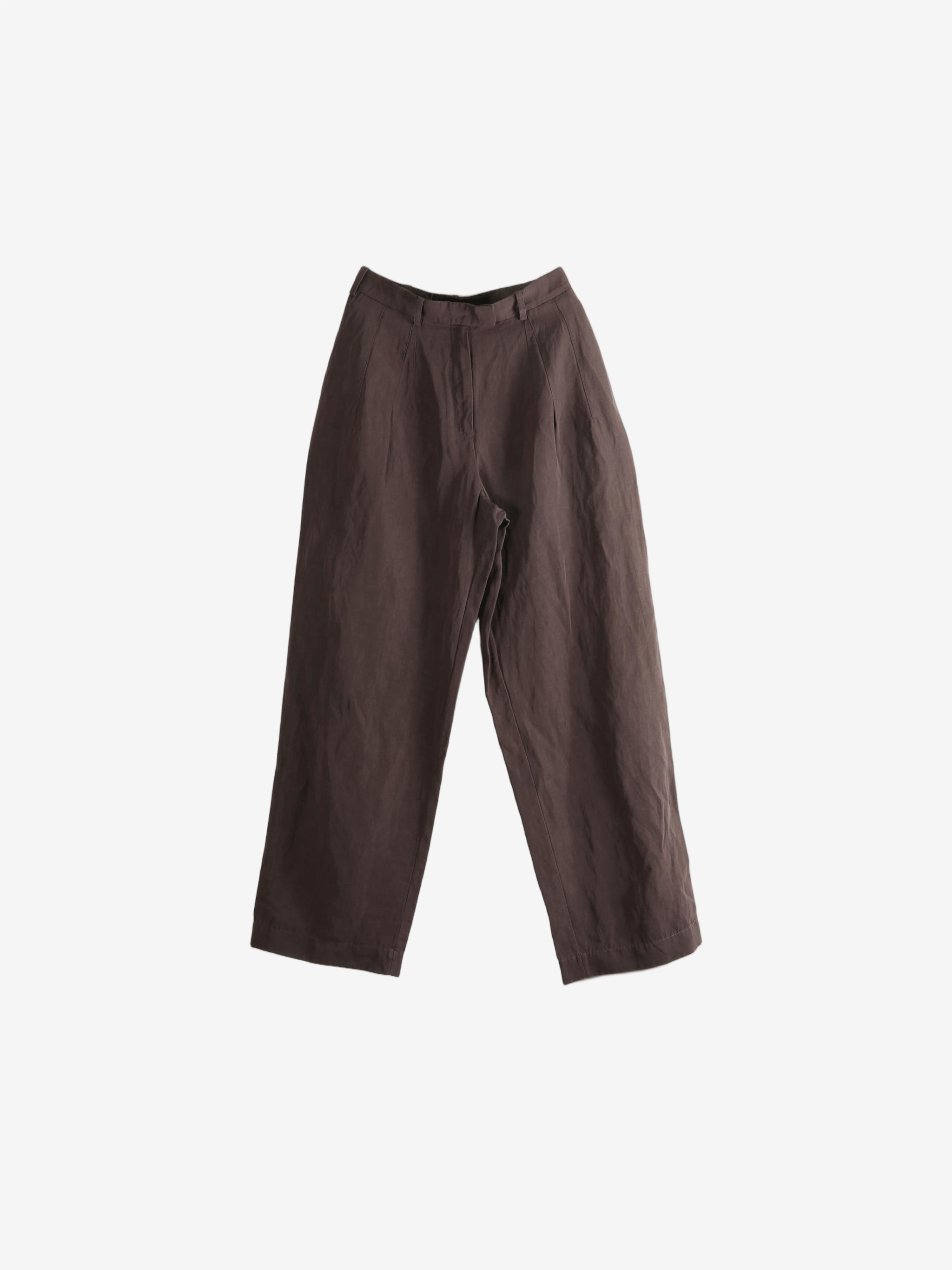 Brown pants, front view