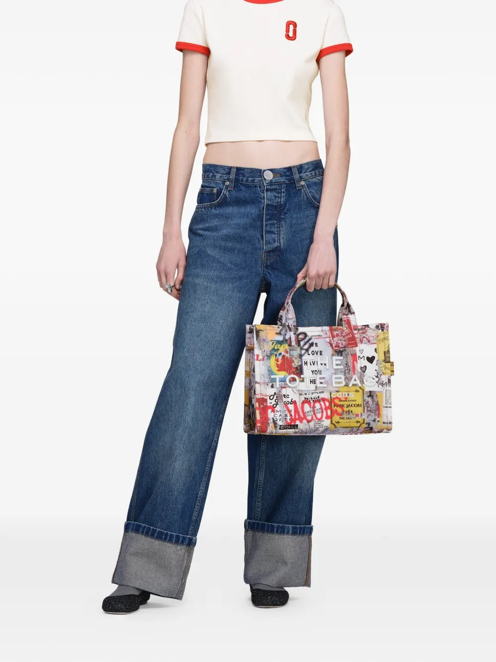Navy bag, full body view
