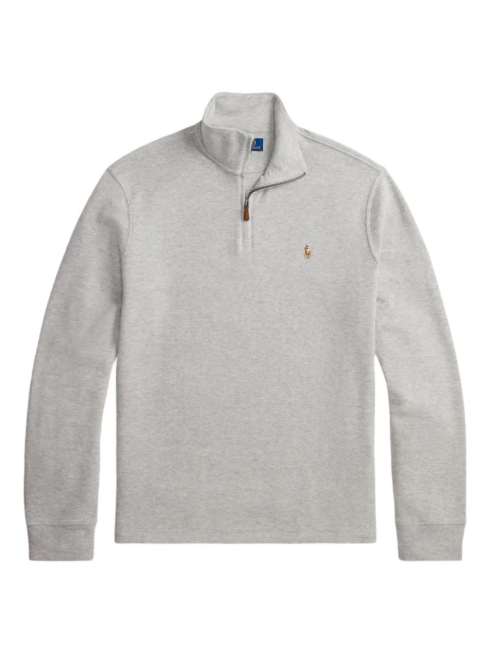 Grey knitwear, front view