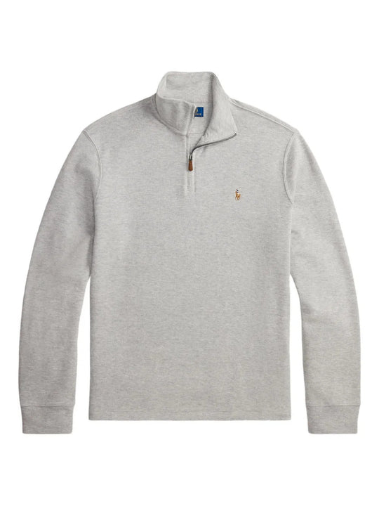 Grey knitwear, front view