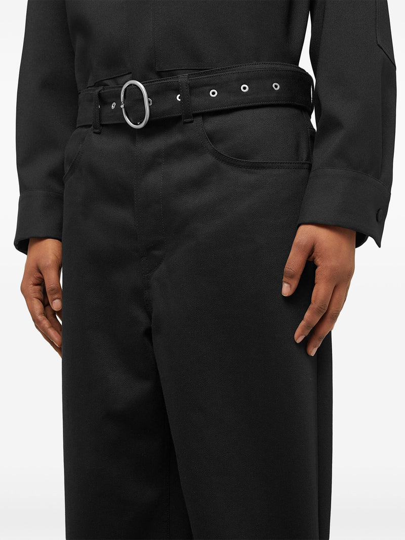 JIL SANDER - Men Detachable Belt Trousers