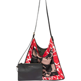 red bags, front view