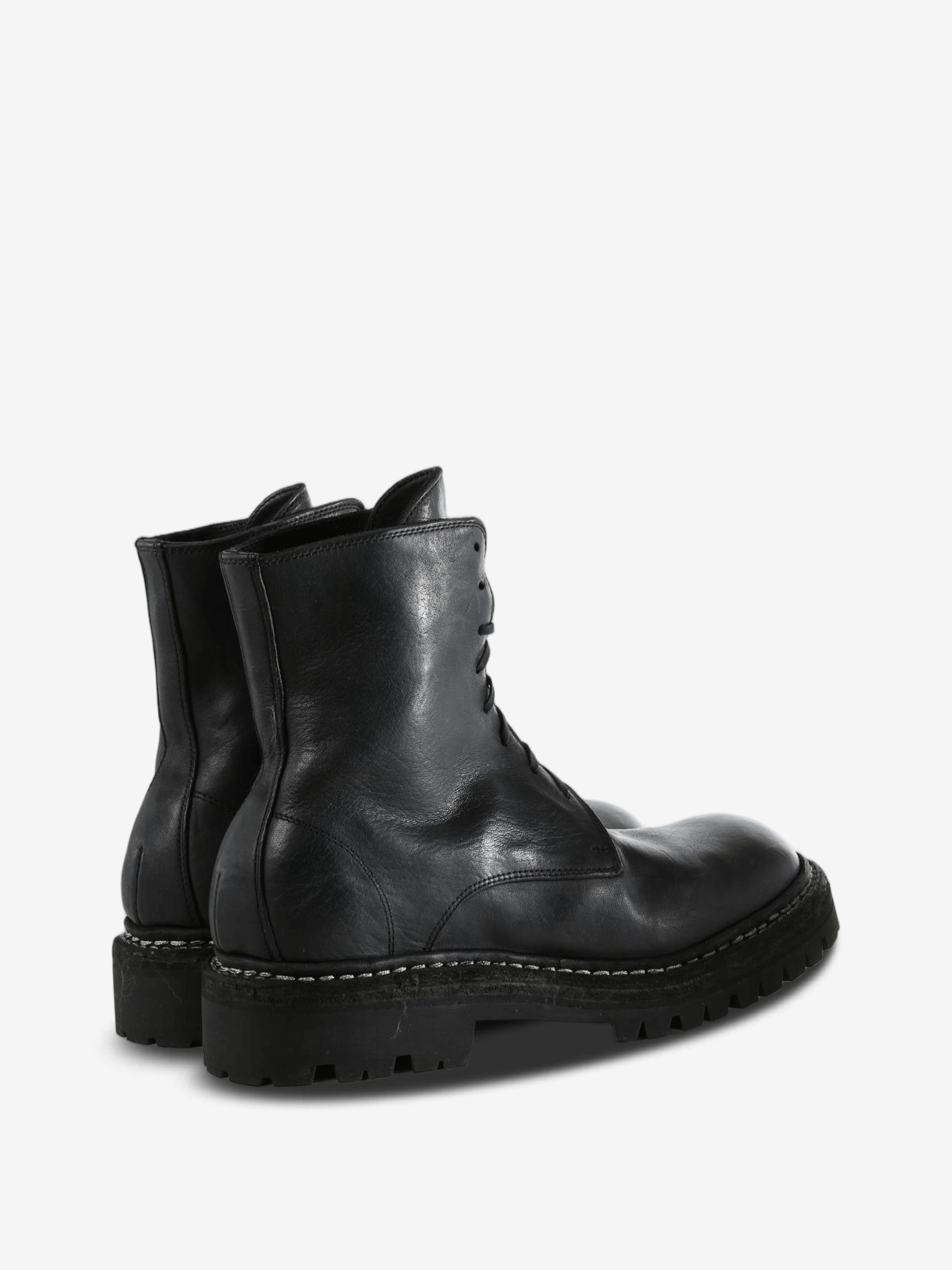 Black boots, side view