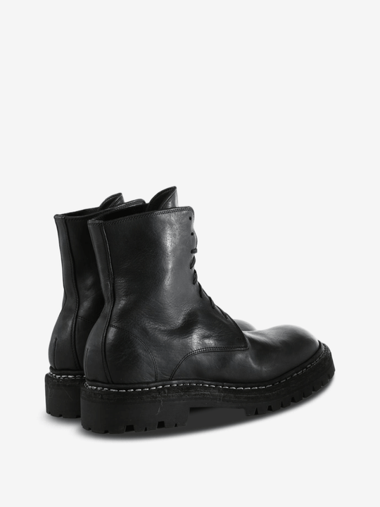Black boots, side view